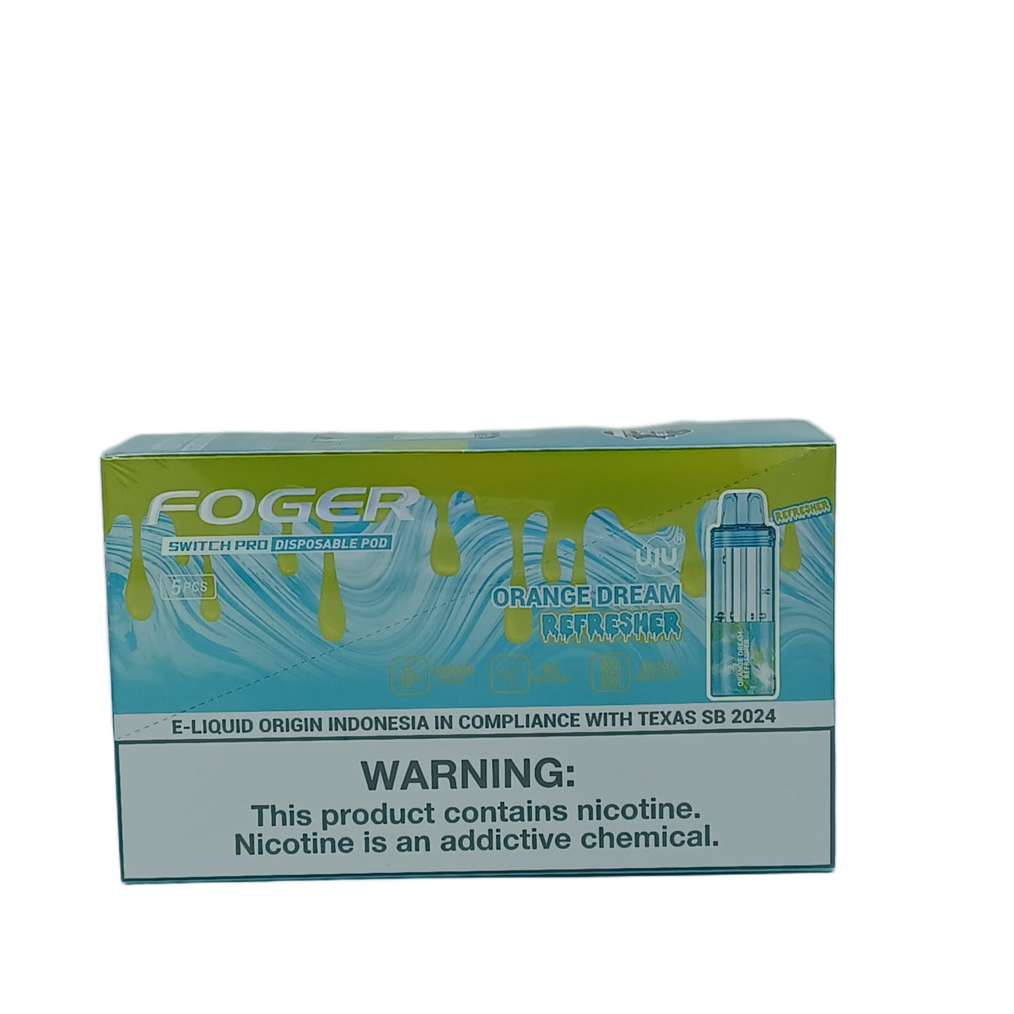 FogerSwitch ProPod Orange Dream Refreshers 5ct