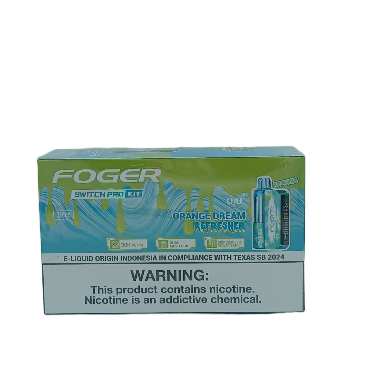 Foger Switch Pro Kit Orange Dream Refreshers 5ct