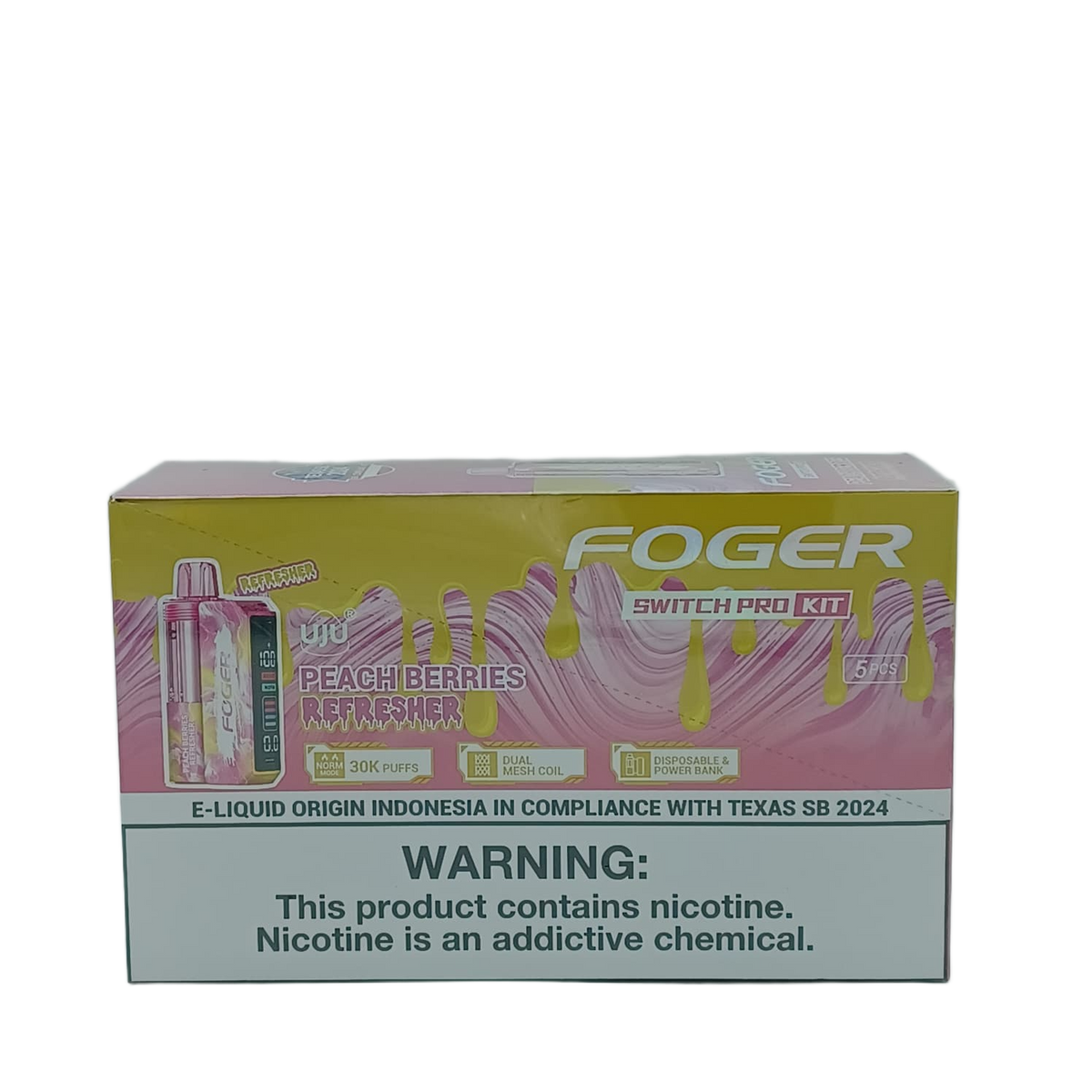 Foger Switch ProKit Peach Berries Refreshers 5ct