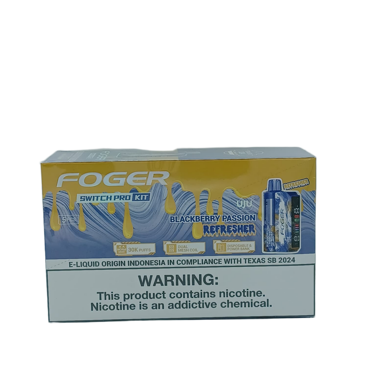 FogerSwitchProKit BlackberryPassion Refreshers 5ct