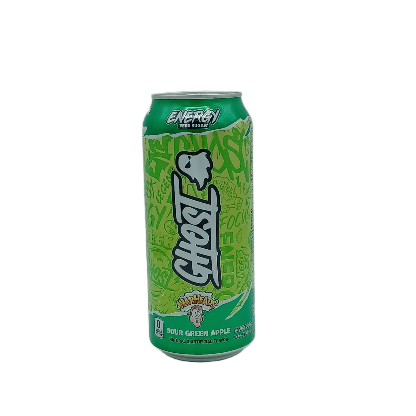 Ghost WarHeads Sour Green Apple 16oz/12ct
