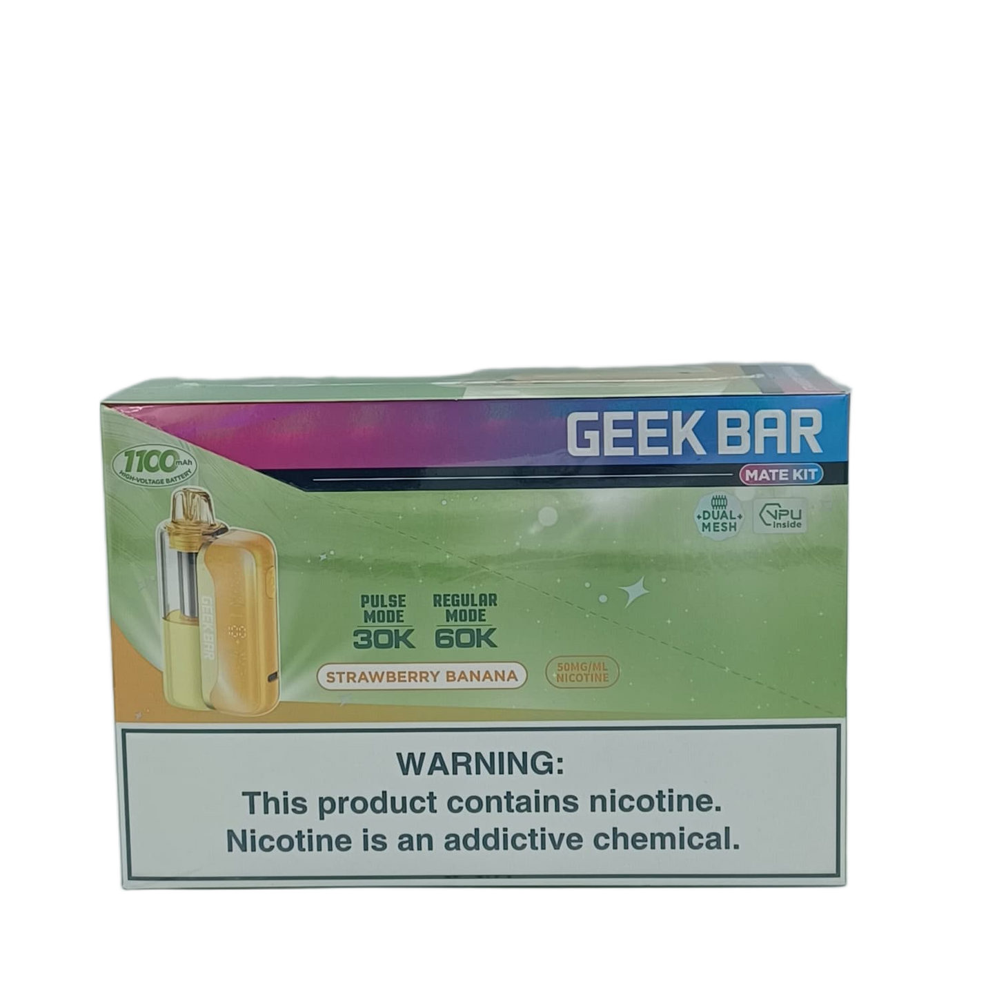 GeekBar MateKit Strawberry Banana 5ct