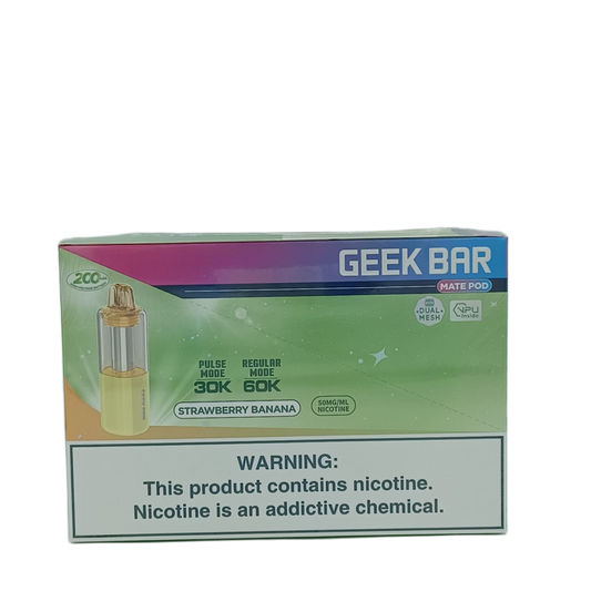 GeekBar MatePOD Strawberry Banana 5ct