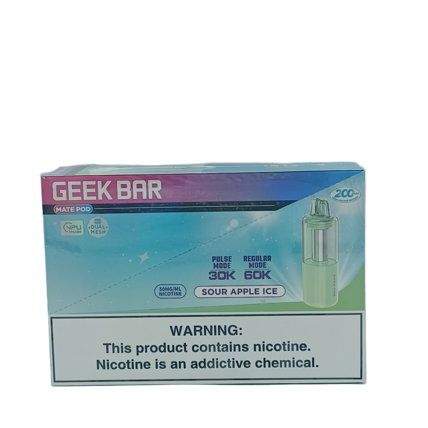 GeekBar MatePOD Sour Apple Ice 5ct