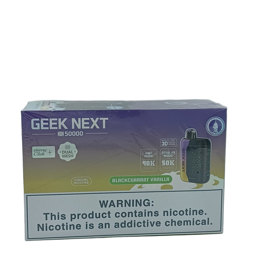 GeekNext X50K Blackcurrent Vanilla 5ct