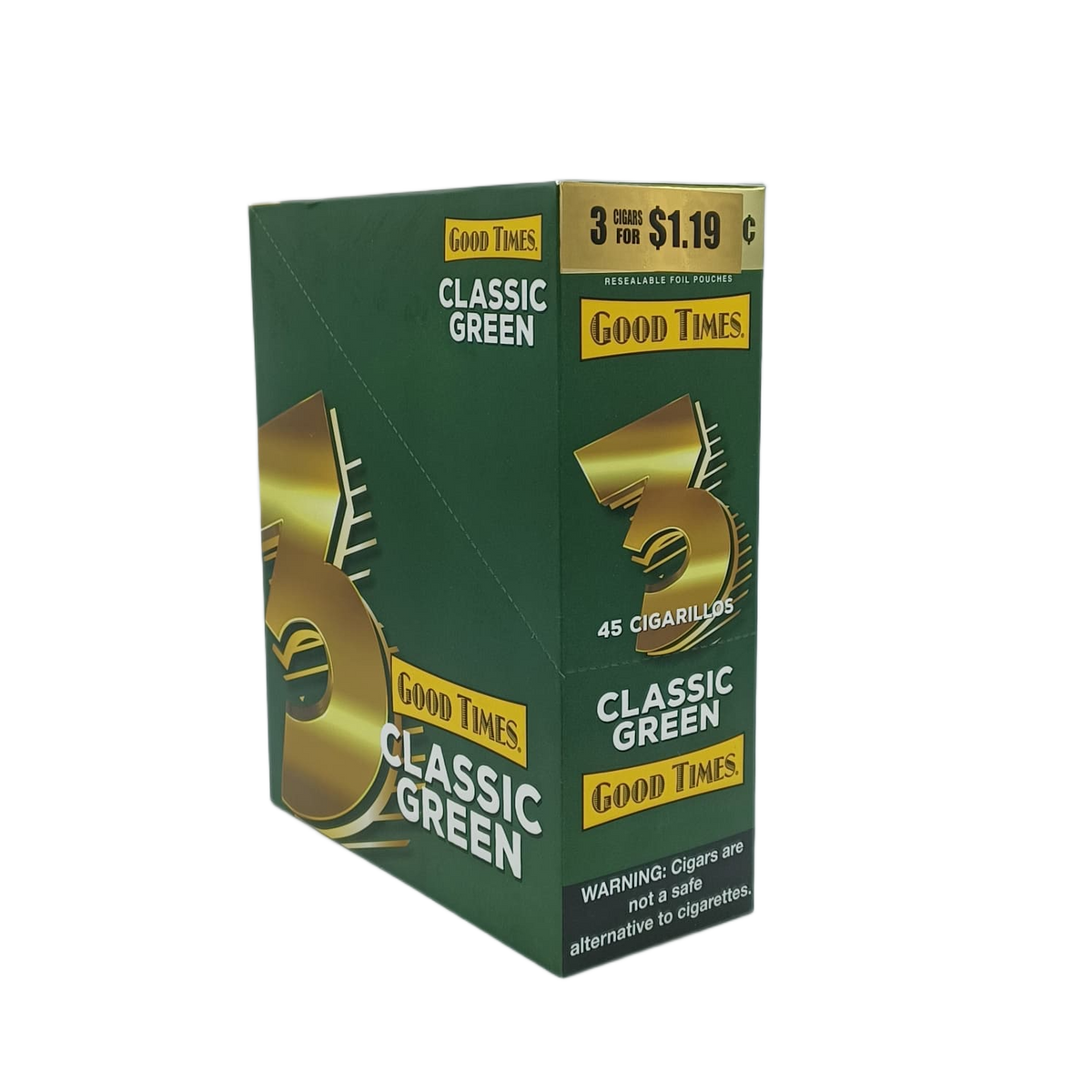 Good Times Classic Green 3/1.19c 15/3pk