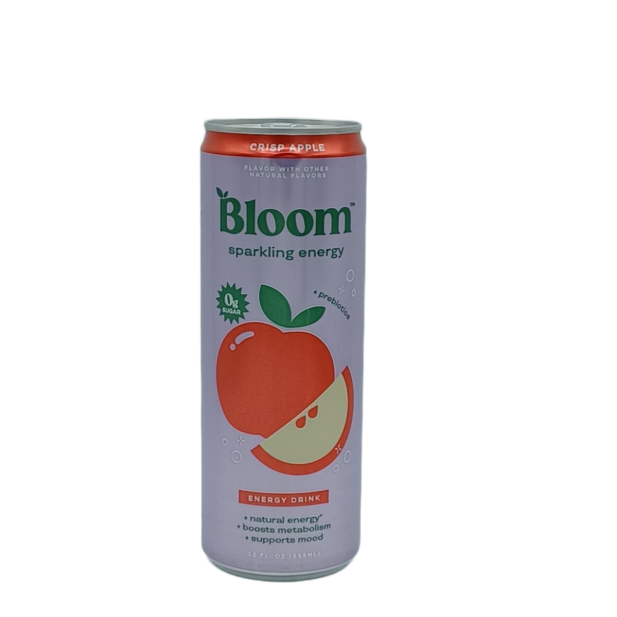 Bloom Sparkling Energy Crisp Apple 12oz/12