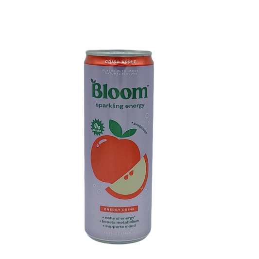 Bloom Sparkling Energy Crisp Apple 12oz/12