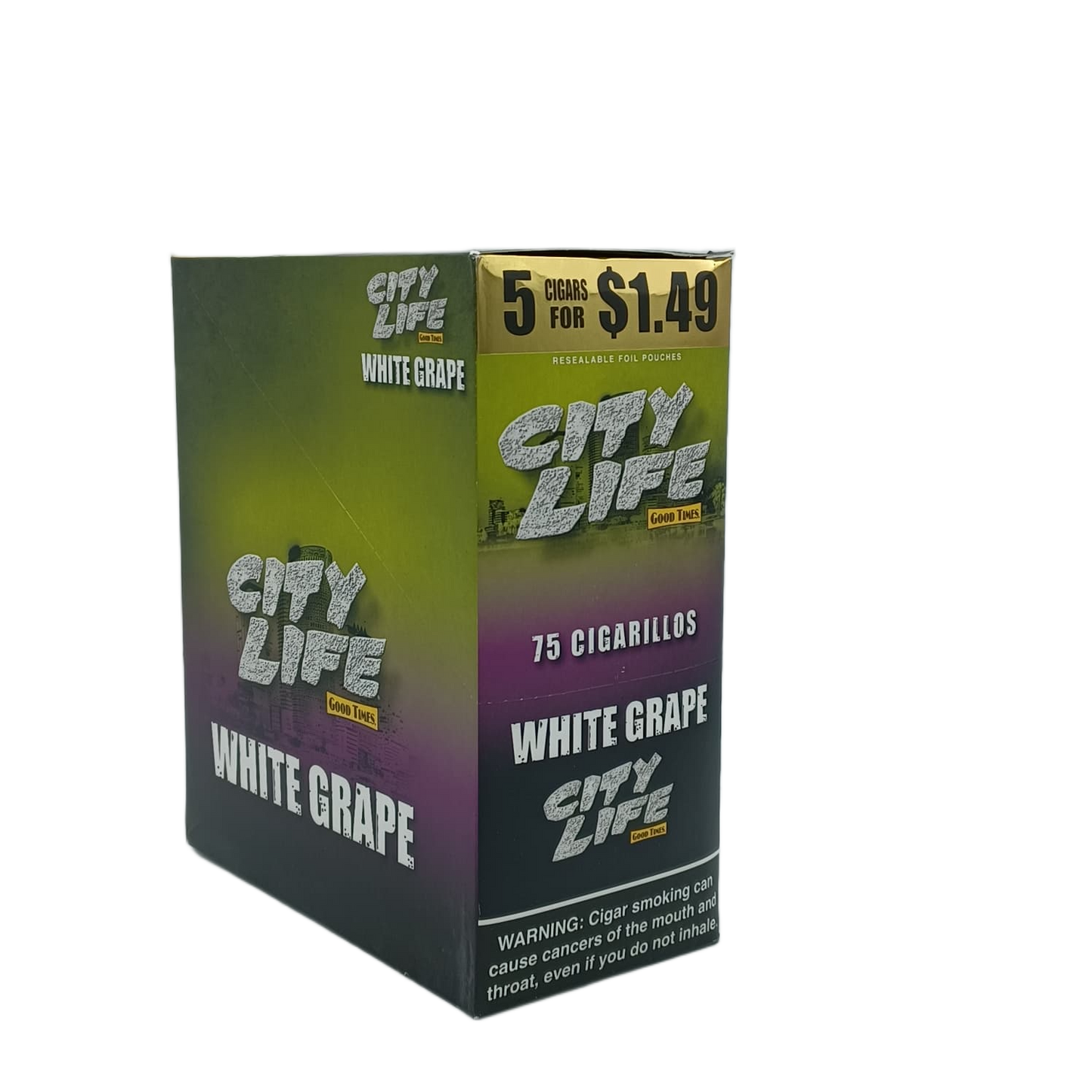 City Life White Grape 5/$1.49c 15/5pk