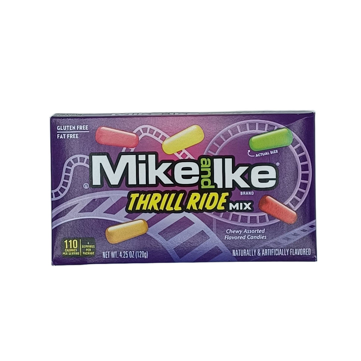 Mike & Ike Thrill Ride Mix Theater Box 4.25oz