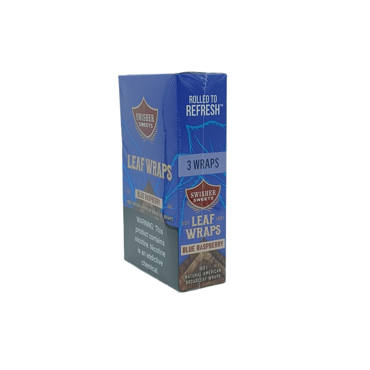 Swisher Sweets Leaf Wraps Blue Raspberry 10/3pk