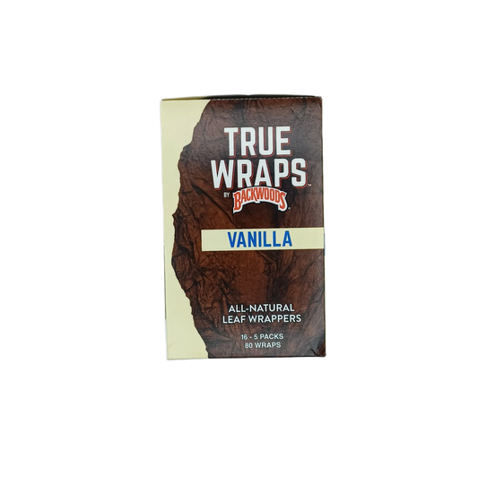Backwoods True Wraps Vanilla 16/5pk