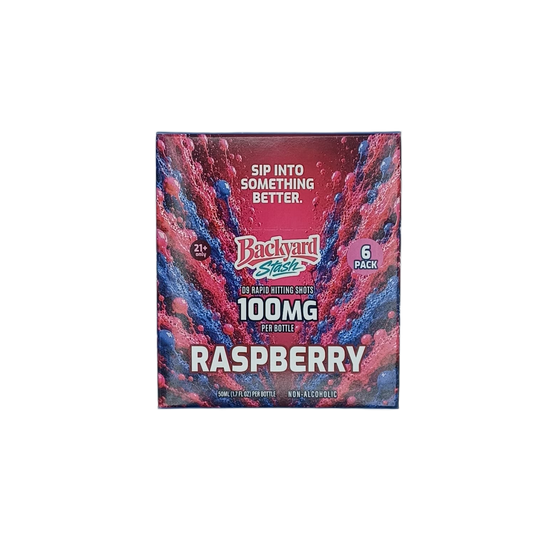 BackyardStash Shots100m Raspberry 1.7z/6ct