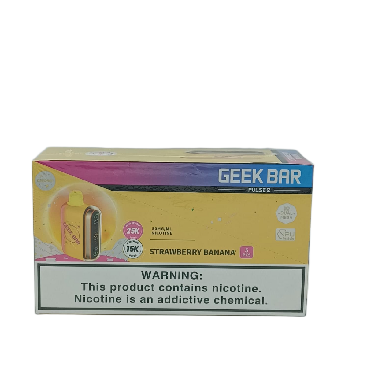 GeekBar Pulse2 Strawberry Banana 5ct