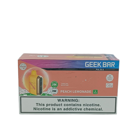 GeekBar Pulse2 Peach Lemonade 5ct