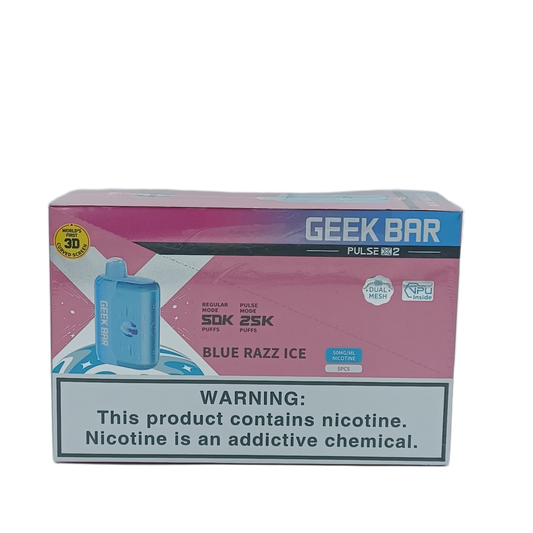 GeekBar PulseX2 Blue Razz Ice 5ct