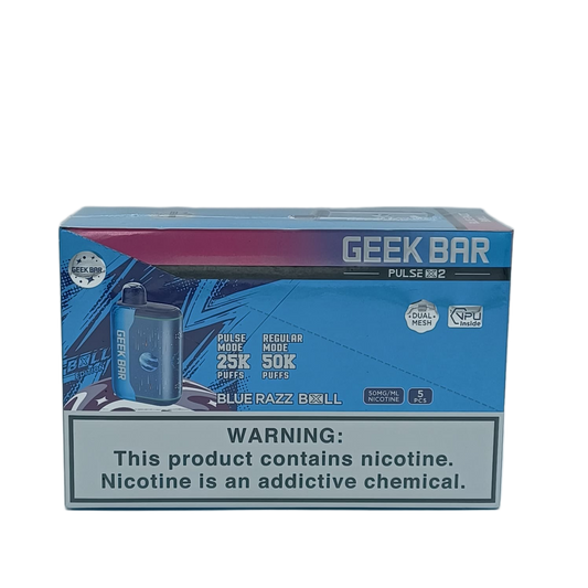 GeekBar PulseX2 BlueRazz BXLL 5ct