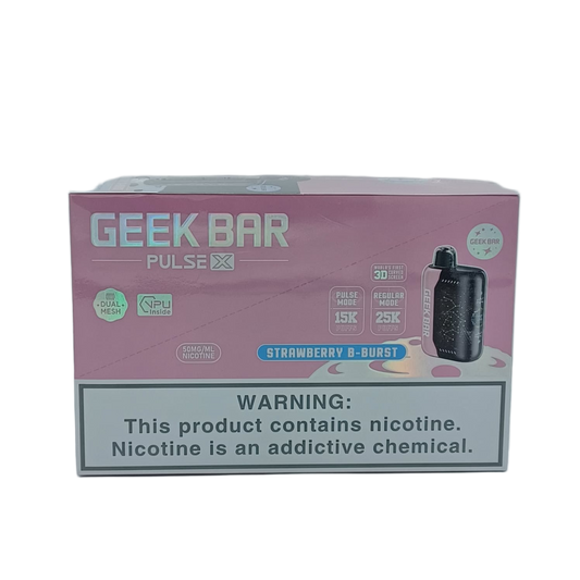GeekBar PulseX Strawberry B Burst 5ct
