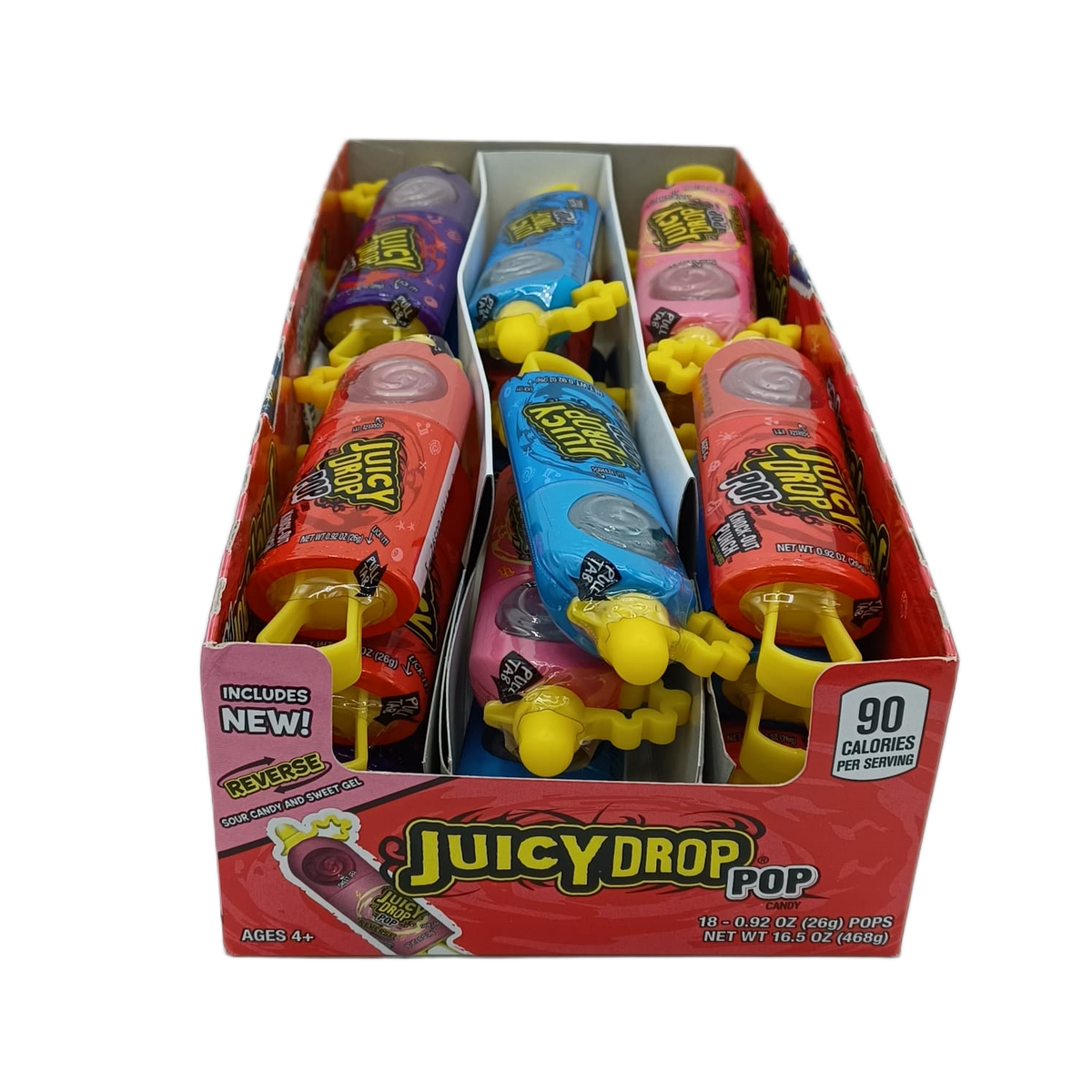 Juicy Drop Pop Assorted 0.92oz/18ct