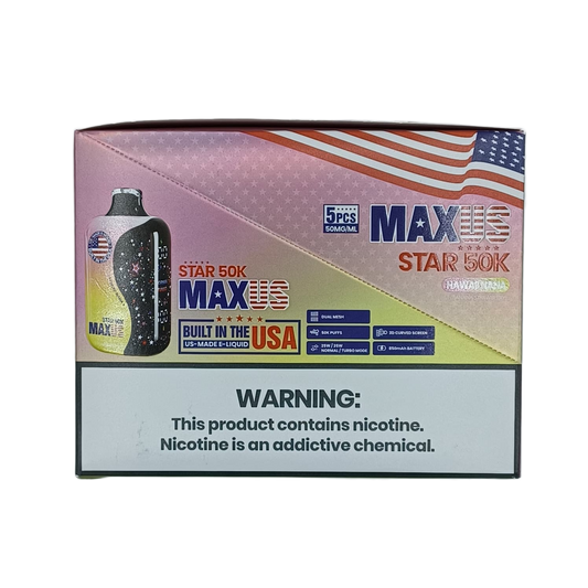 MaxUS Star50K HawaiiNana BananaStrawberry 5ct