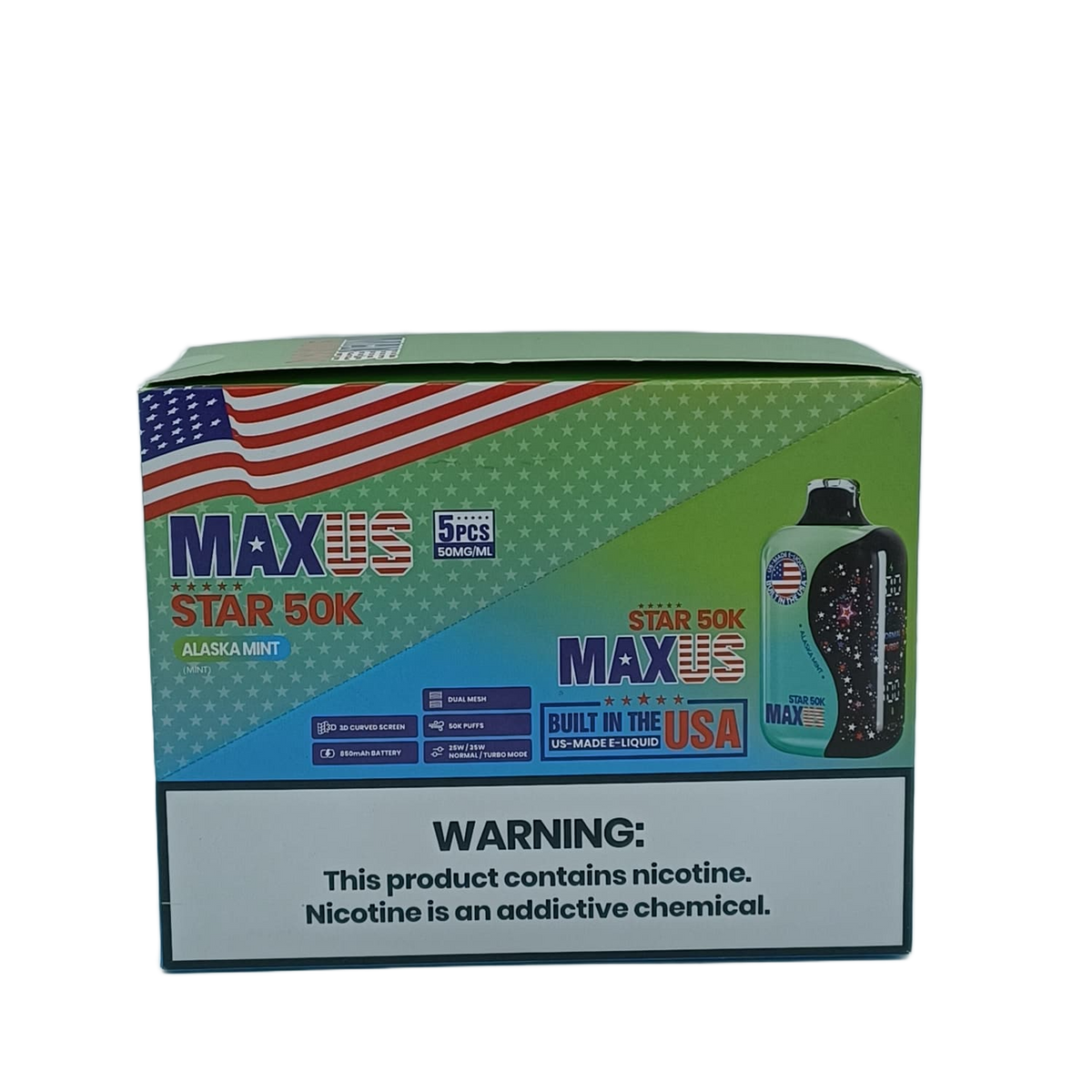 MaxUS Star50K Alaska Mint 5ct