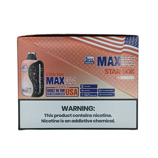 MaxUS Star50K Savannah Sun Peach Ice 5ct