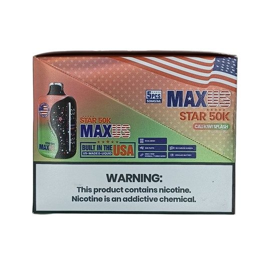 MaxUS Star50K Cali Kiwi Splash Strawberry Kiwi 5ct