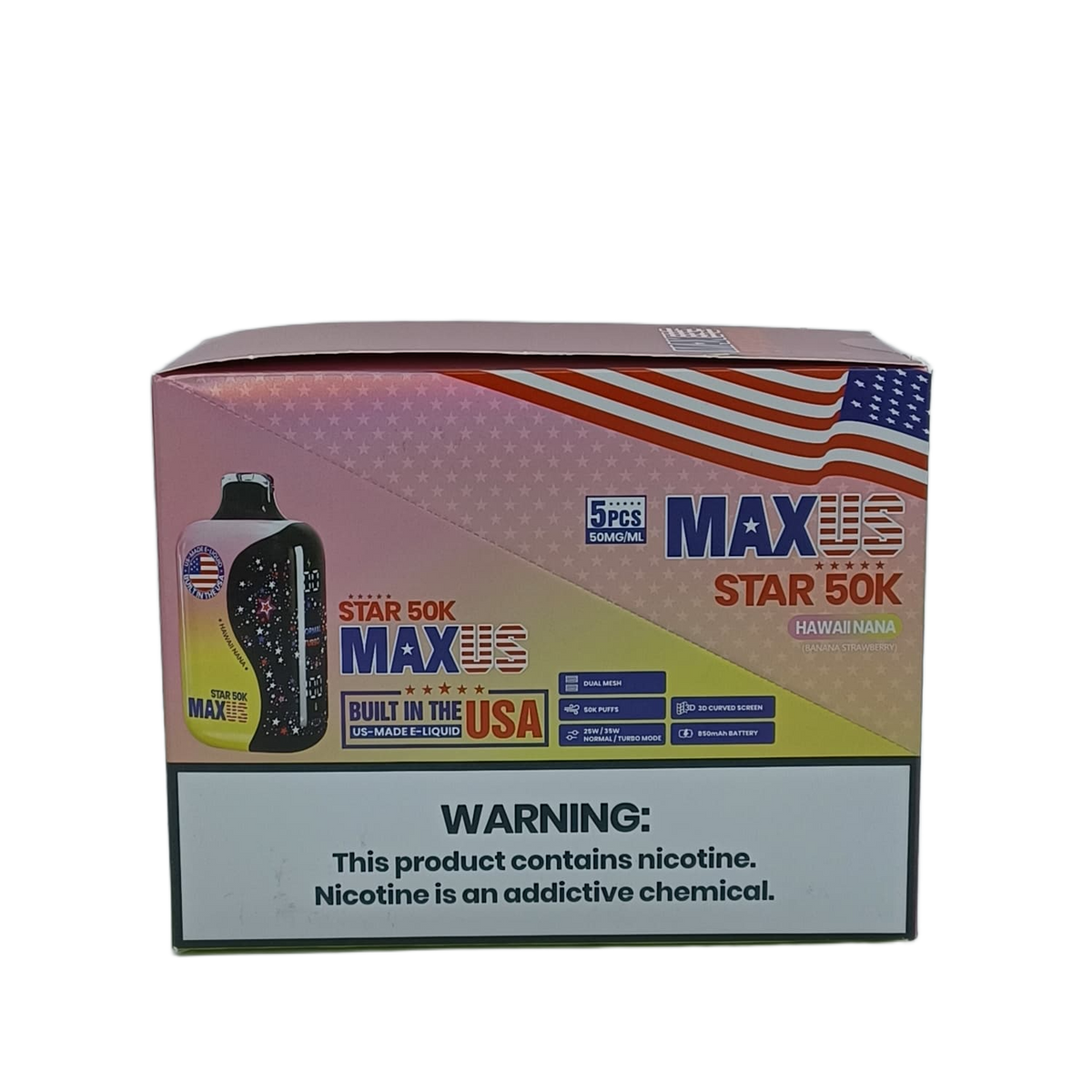 MaxUS Star50K AcadiaBreeze BlueberryWatermelon 5ct