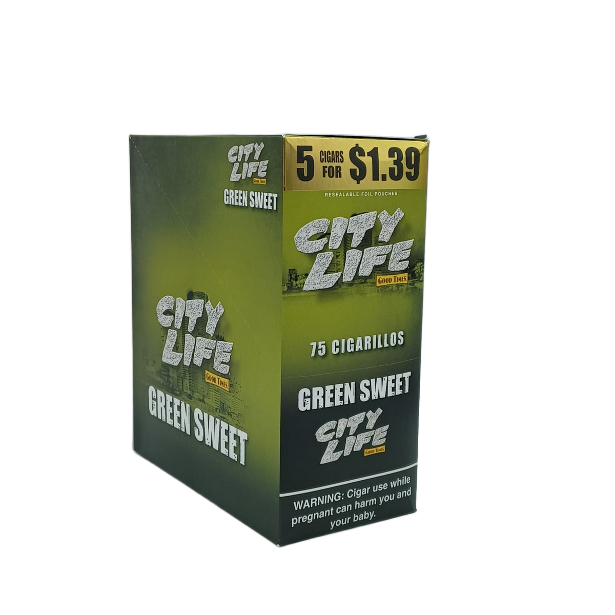 City Life Green Sweet 5/$1.39c 15/5pk