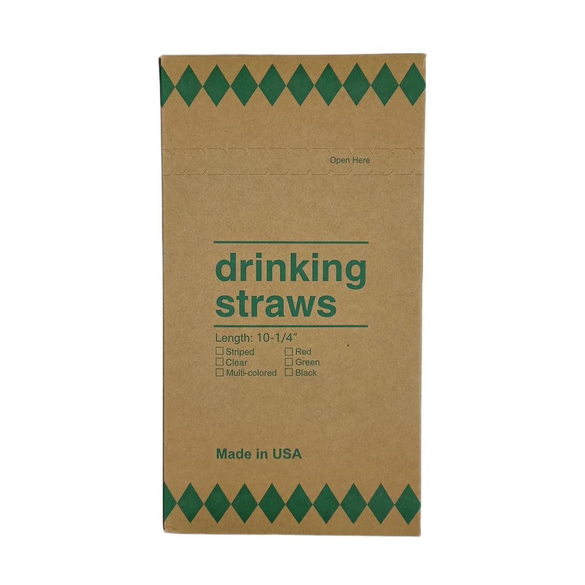 Drinking Straws Wrapped 10.25"/300ct
