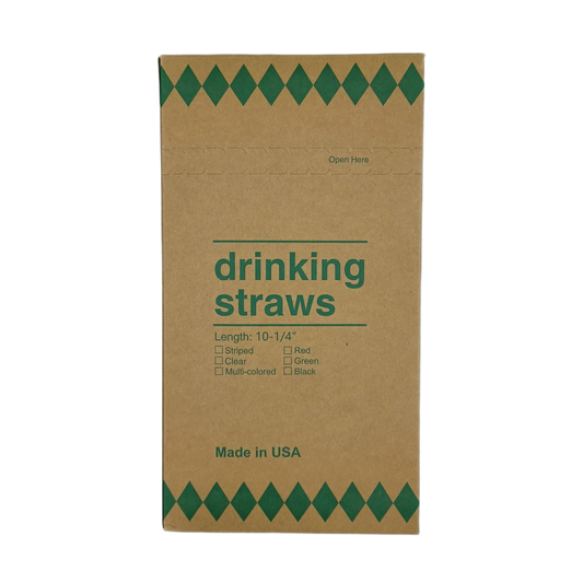 Drinking Straws Wrapped 10.25"/300ct