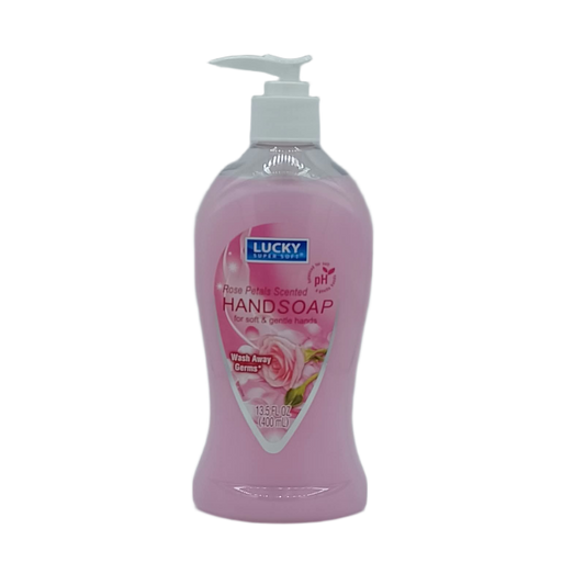 LuckyHand Soap Rose Petal Scented 13.5oz