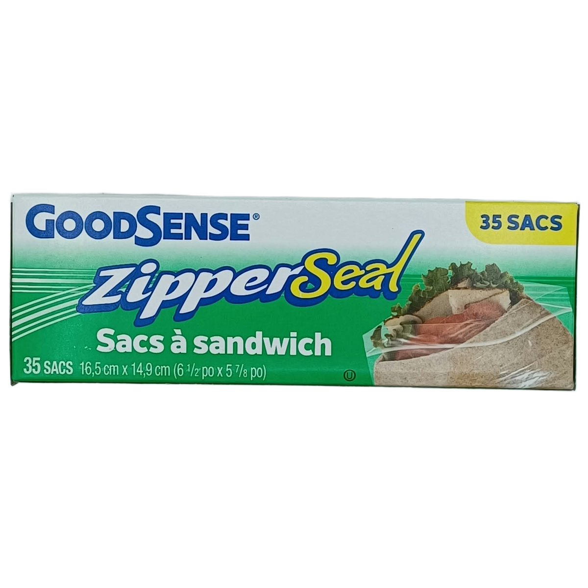 GoodSense Zipper Seal Sandwich Bags 35ct