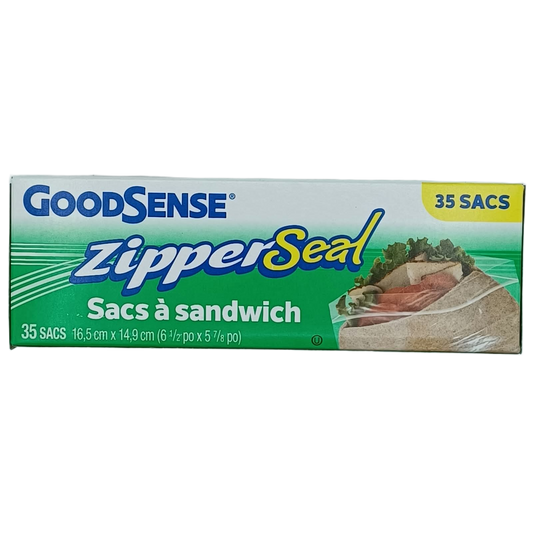 GoodSense Zipper Seal Sandwich Bags 35ct