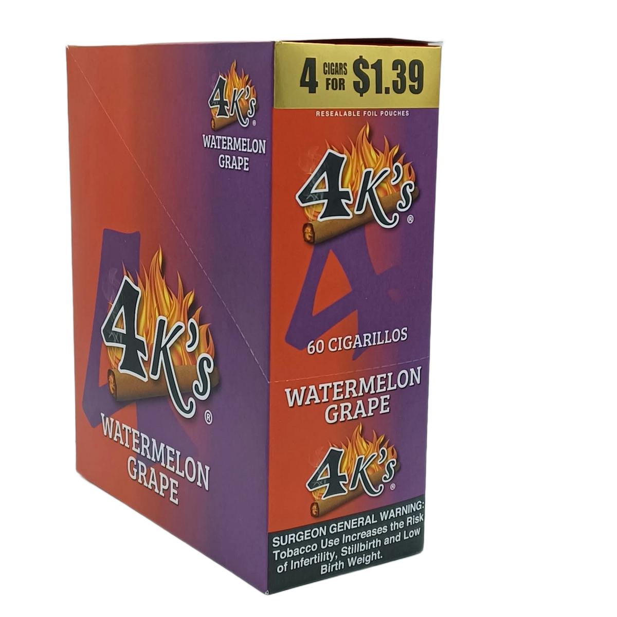 4k's Watermelon Grape 4/$1.39ct 15/4pk