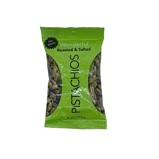 Wonderful Pistachios Roasted & Salted 2.25oz PEG